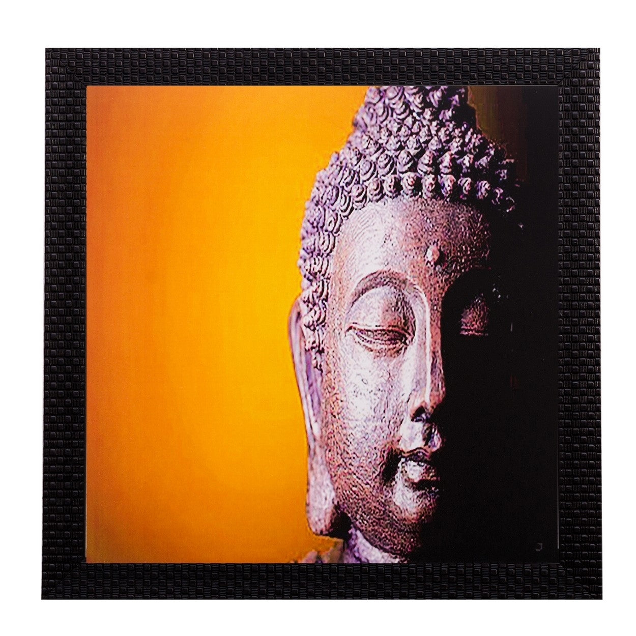 Meditating Buddha Matt Textured UV Art Painting Kafalo