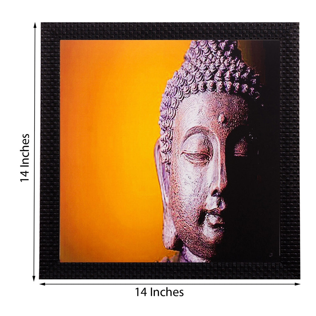 Meditating Buddha Matt Textured UV Art Painting Kafalo