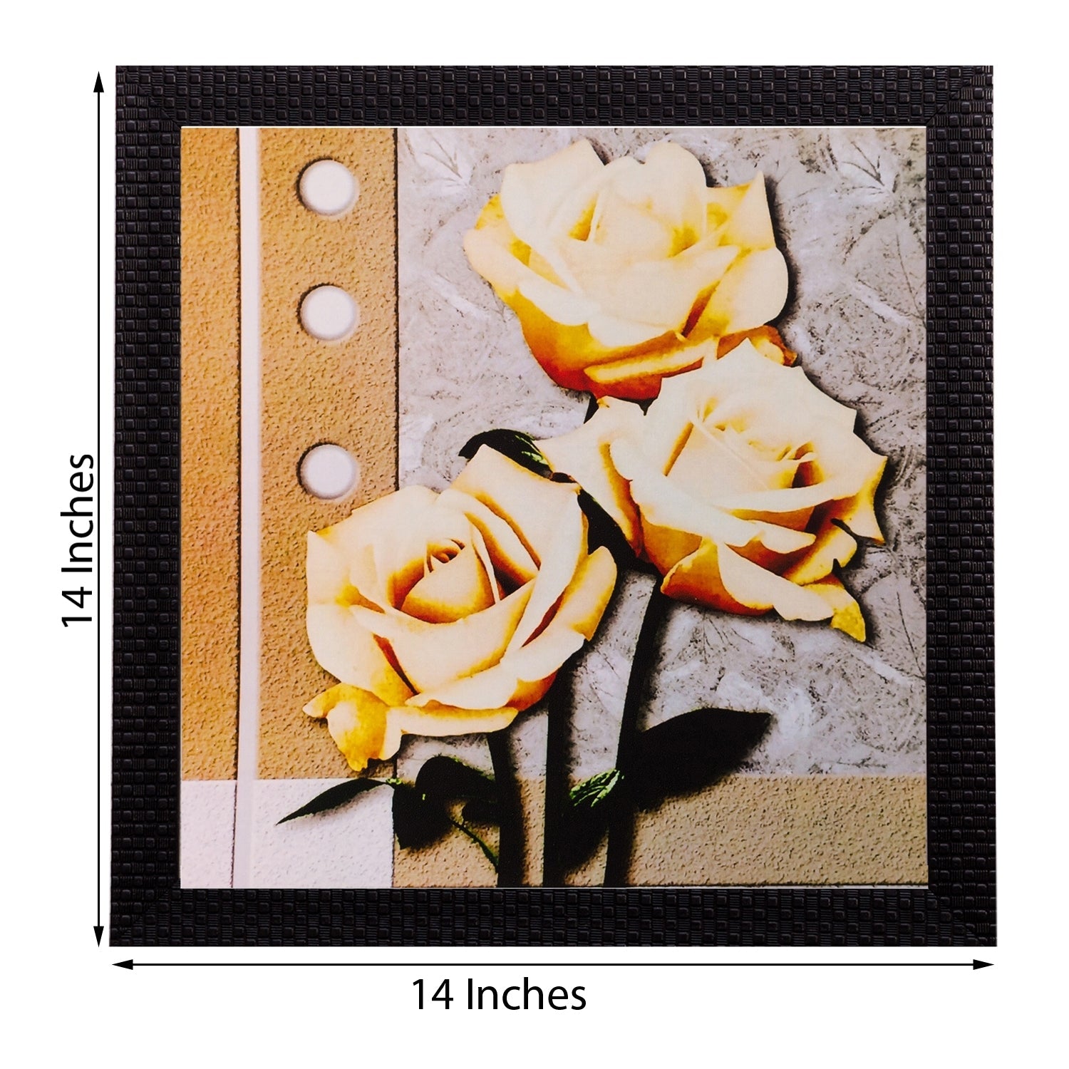 Floral Matt Textured UV Art Painting Kafalo