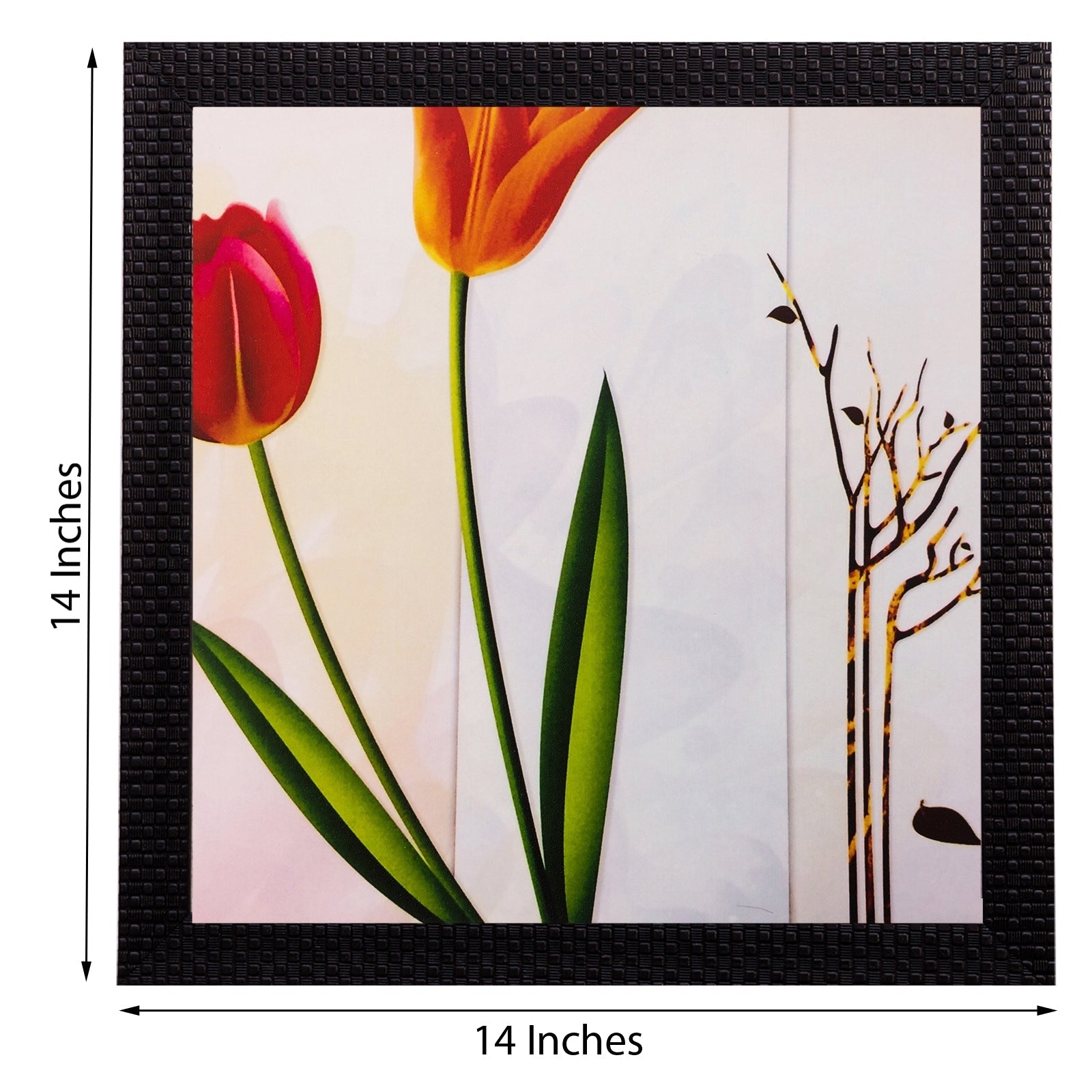 Floral Matt Textured UV Art Painting Kafalo