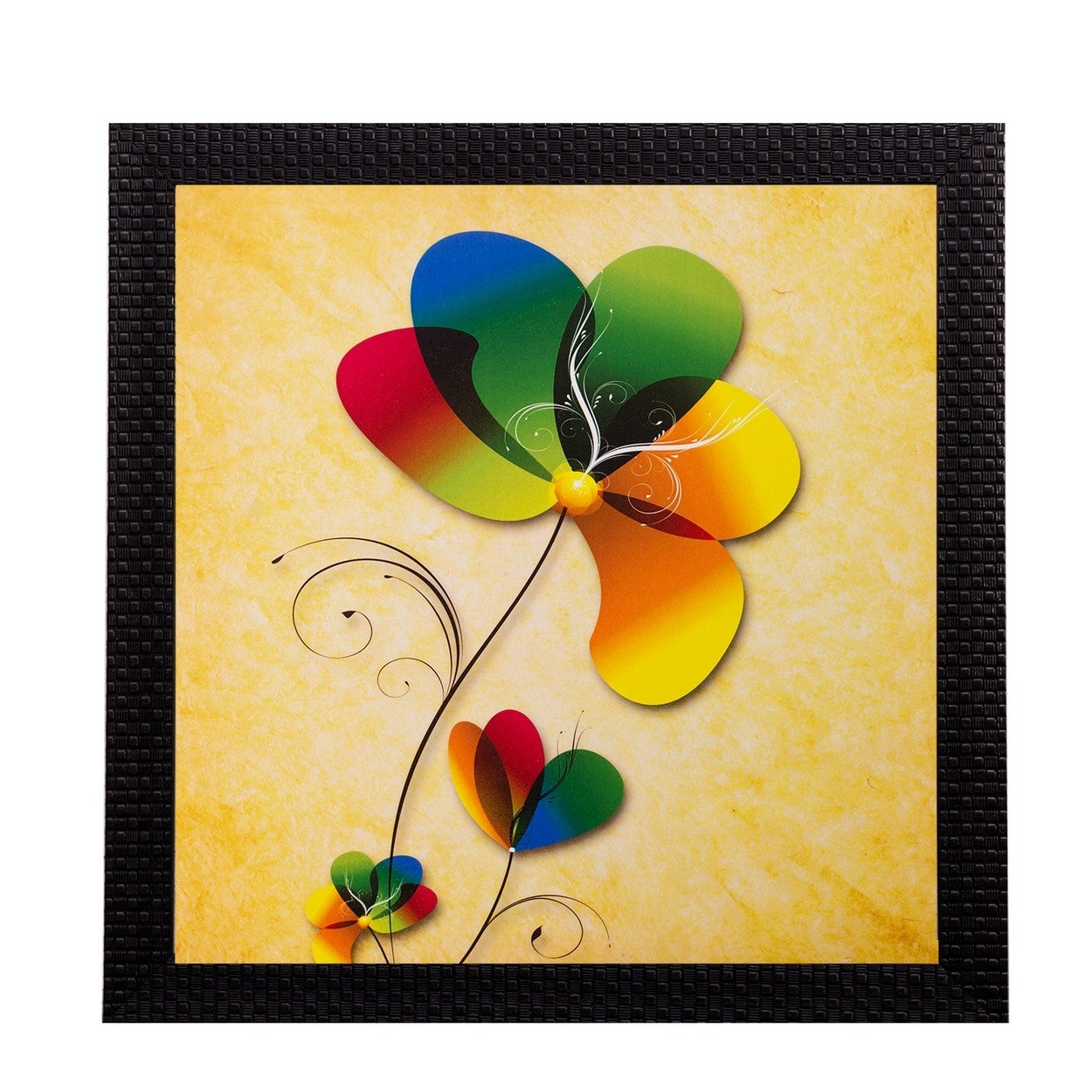 Floral Matt Textured UV Art Painting Kafalo