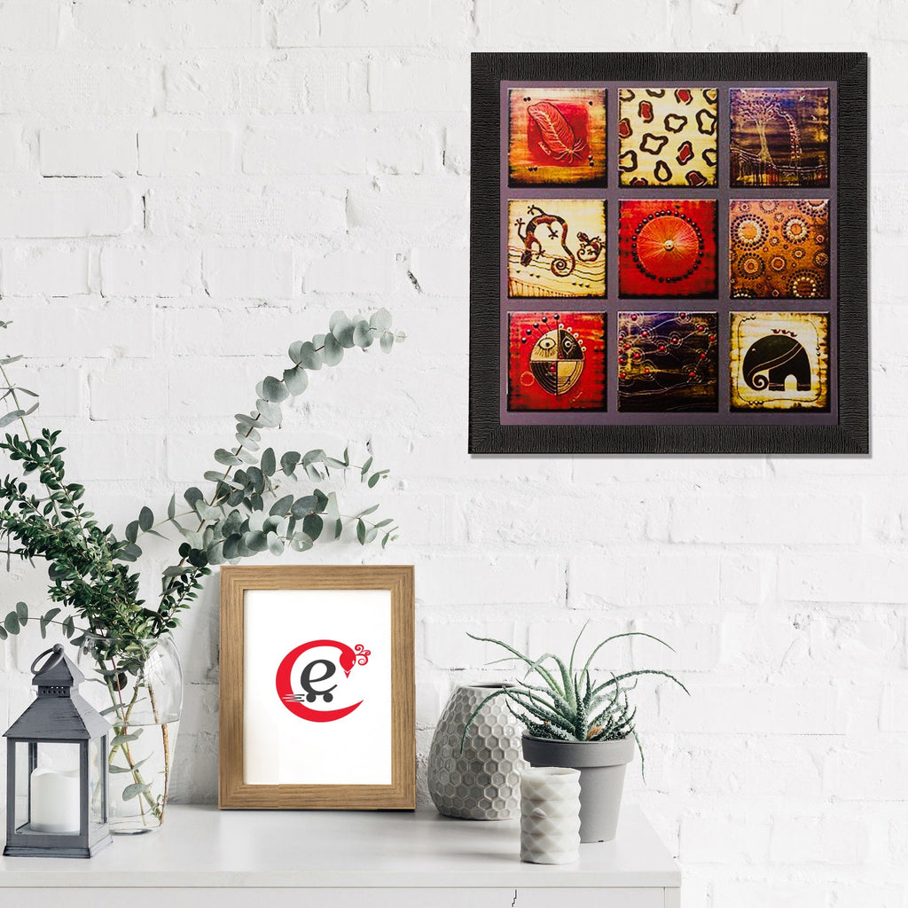 Abstract Matt Textured UV Art Painting Kafalo