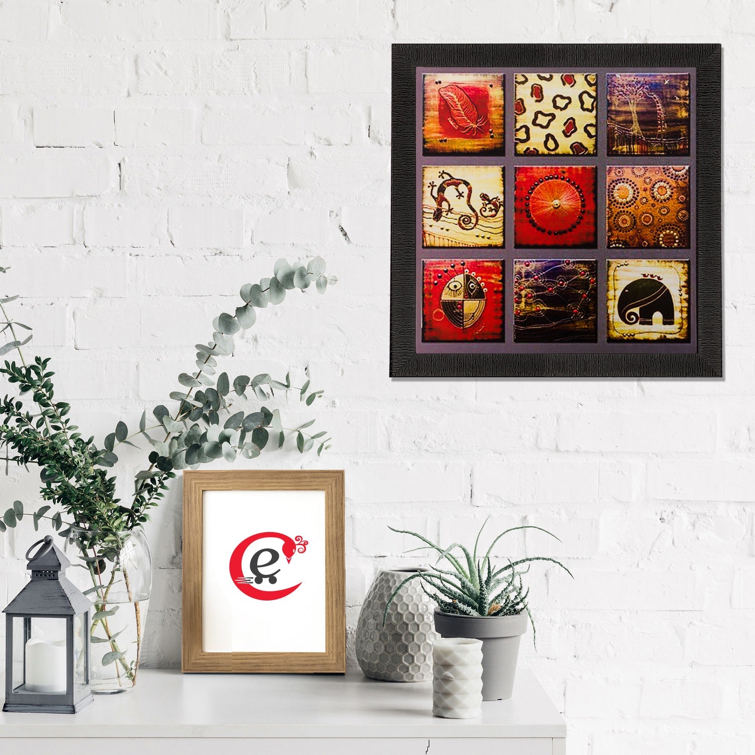 Abstract Matt Textured UV Art Painting Kafalo