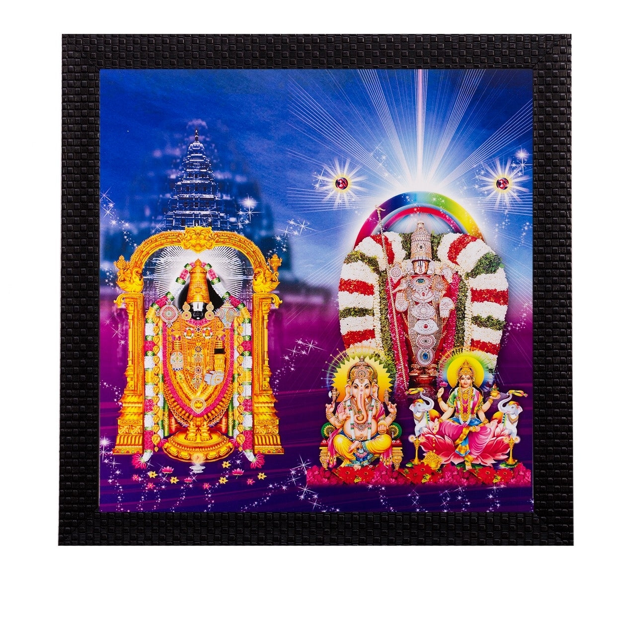 Lord Balaji Matt Textured UV Art Painting Kafalo