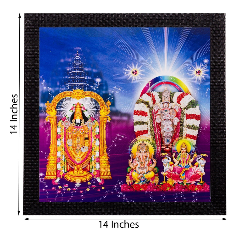 Lord Balaji Matt Textured UV Art Painting Kafalo