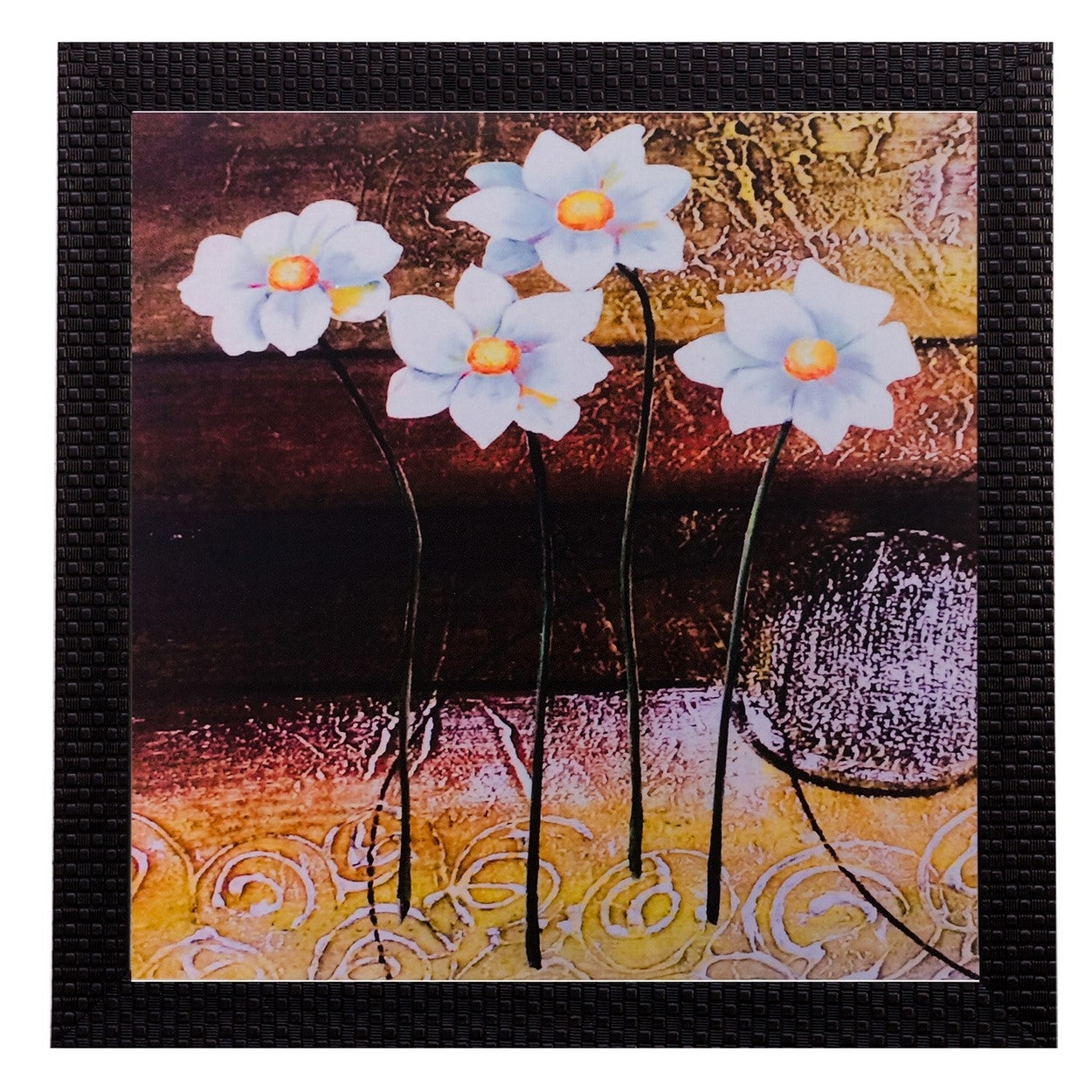 Floral Matt Textured UV Art Painting Kafalo