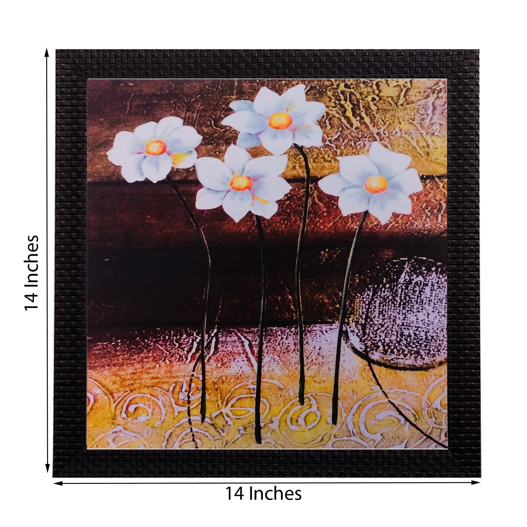 Floral Matt Textured UV Art Painting Kafalo