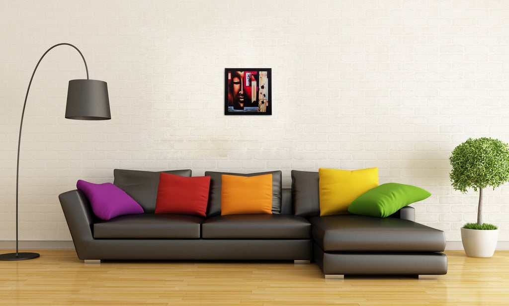 Abstract Matt Textured UV Art Painting Kafalo