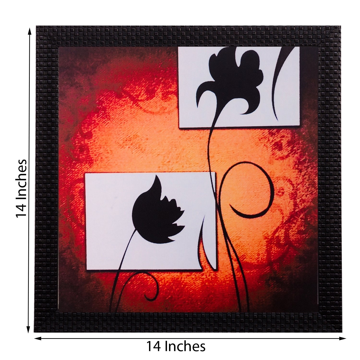 Floral Matt Textured UV Art Painting Kafalo