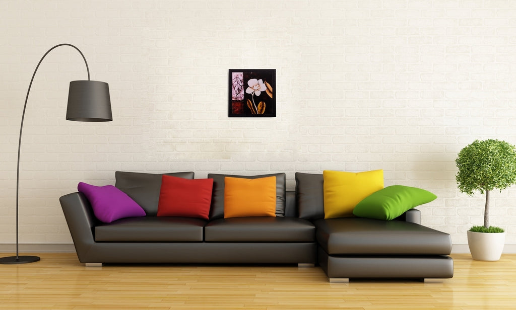 Floral Matt Textured UV Art Painting Kafalo