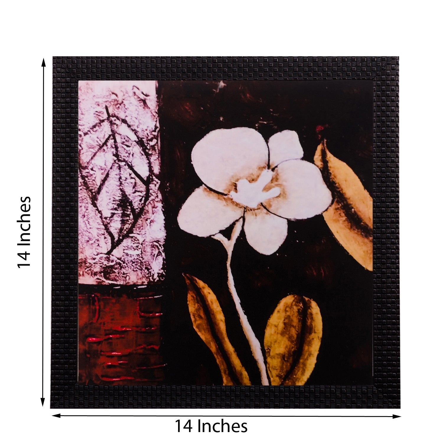 Floral Matt Textured UV Art Painting Kafalo