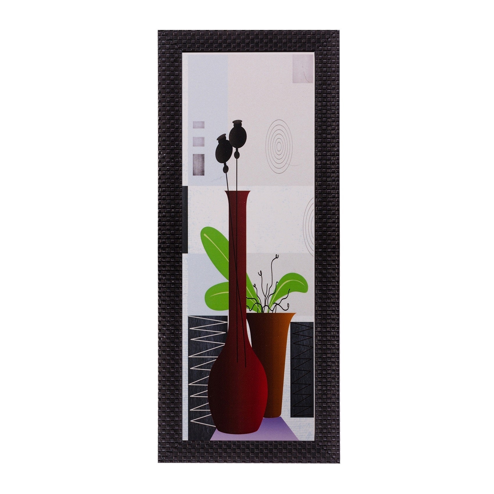 Botanical Floral Satin Matt Texture UV Art Painting Kafalo