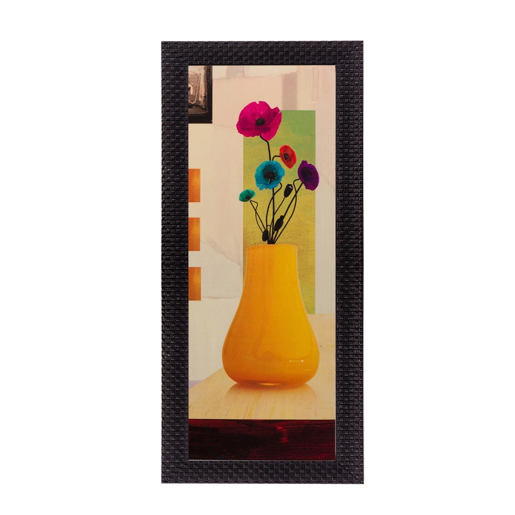 Botanical Floral Satin Matt Texture UV Art Painting Kafalo