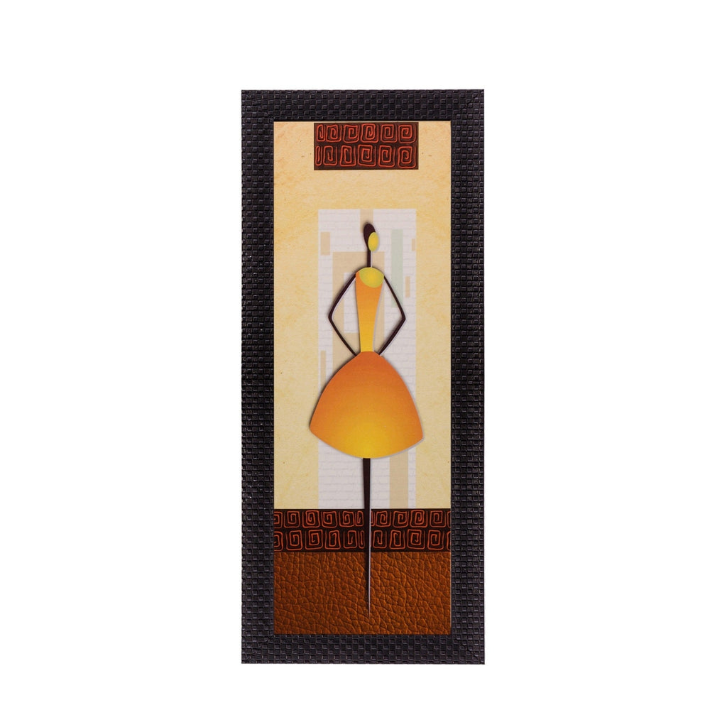 Abstract Lady Satin Matt Texture UV Art Painting Kafalo