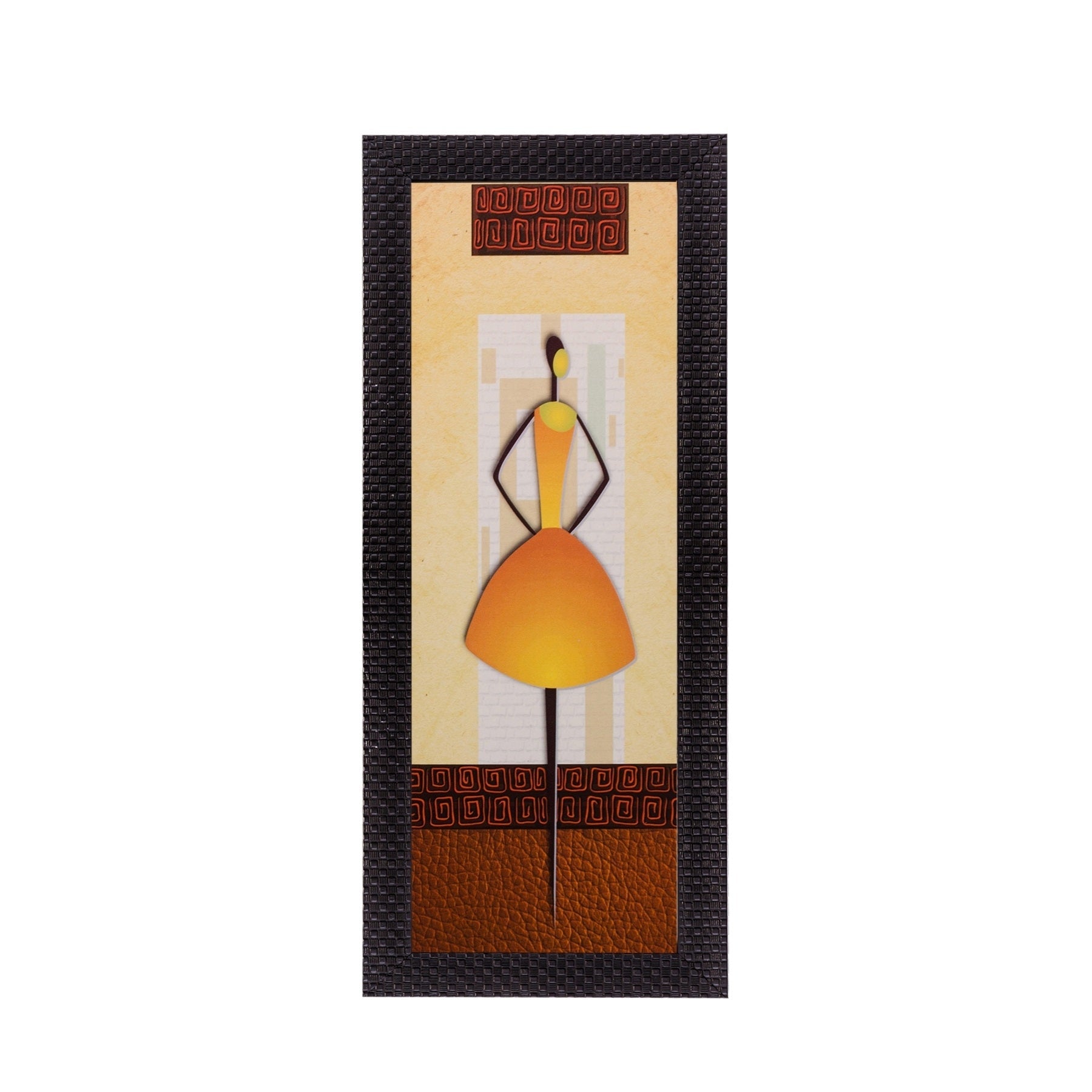 Abstract Lady Satin Matt Texture UV Art Painting Kafalo