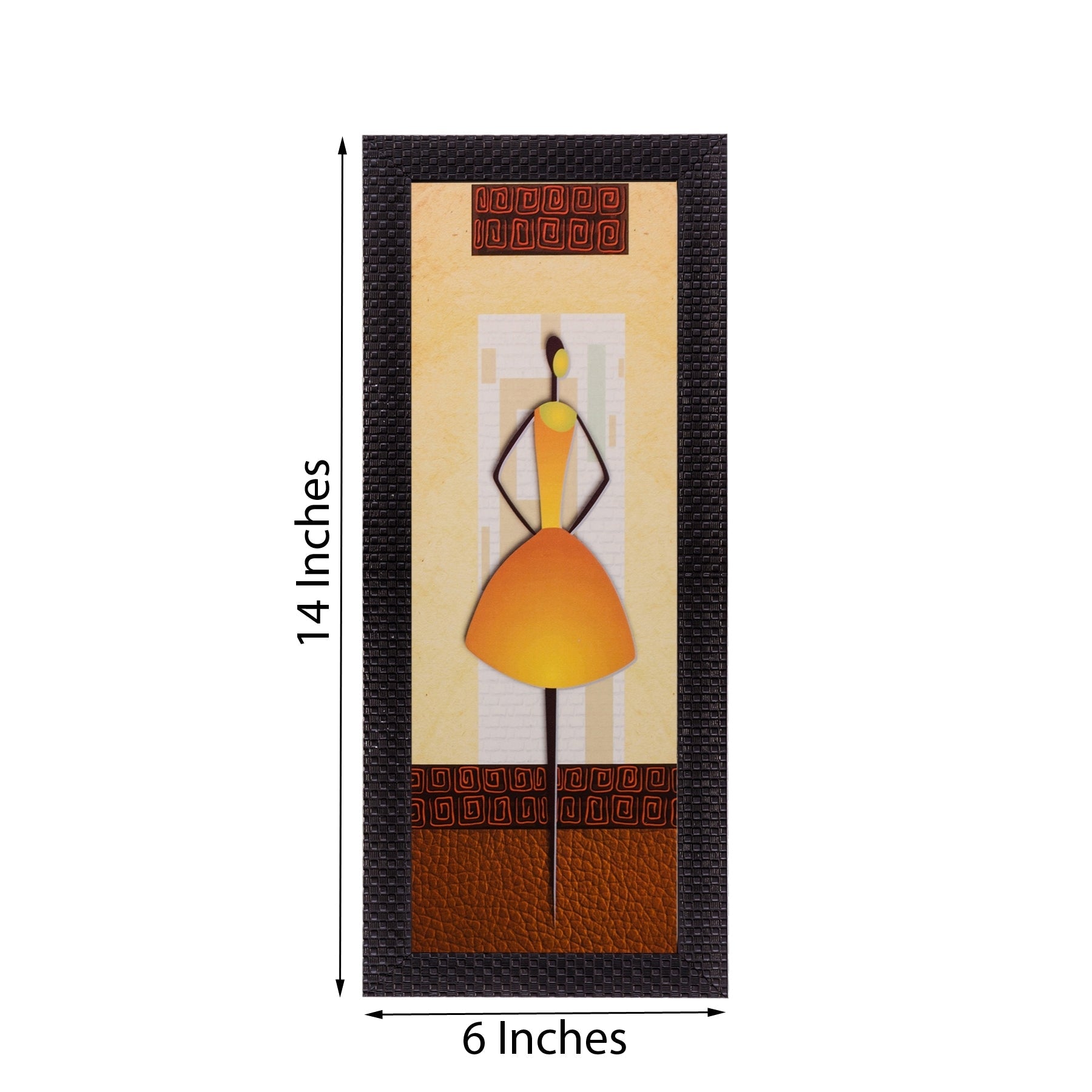 Abstract Lady Satin Matt Texture UV Art Painting Kafalo