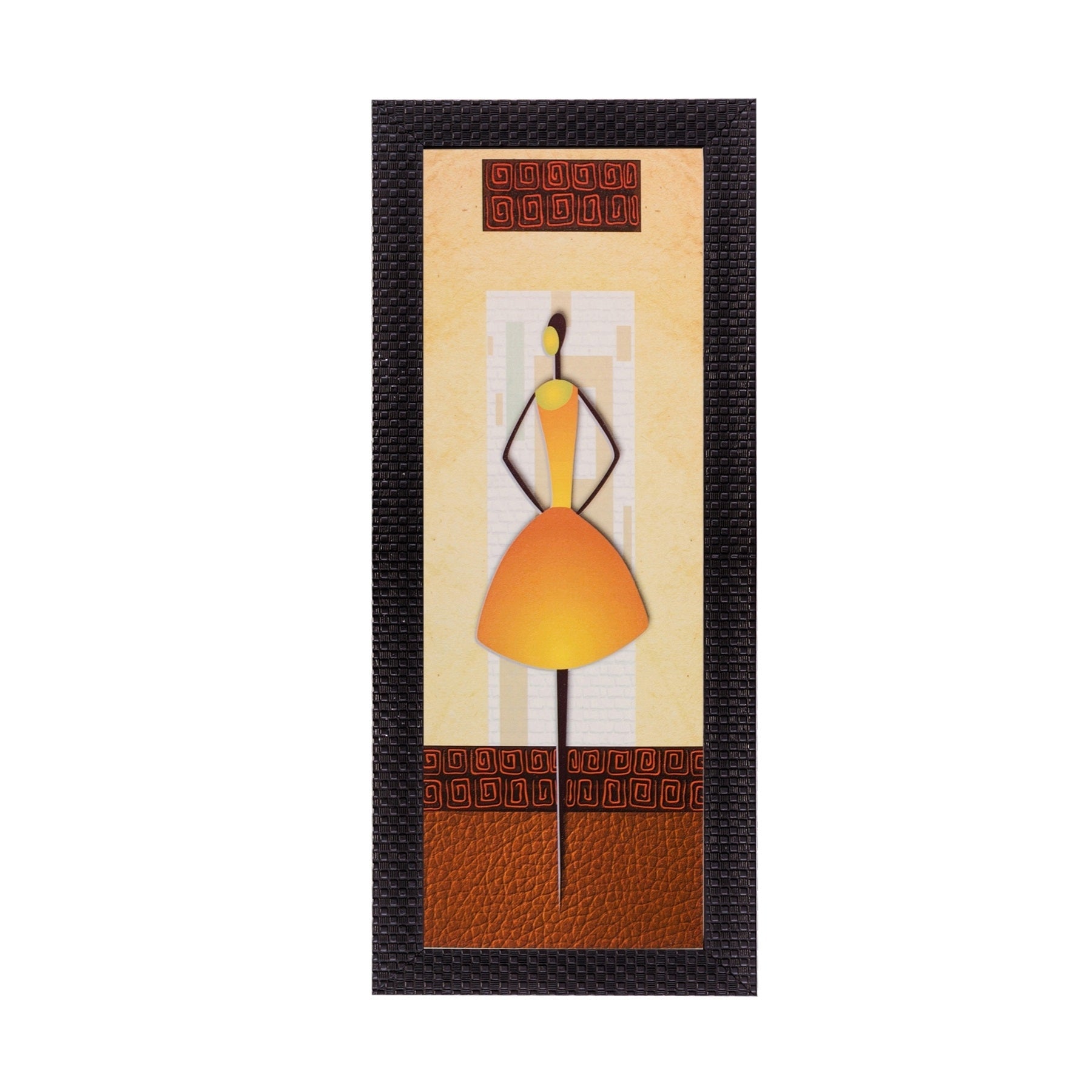 Abstract Lady Satin Matt Texture UV Art Painting Kafalo