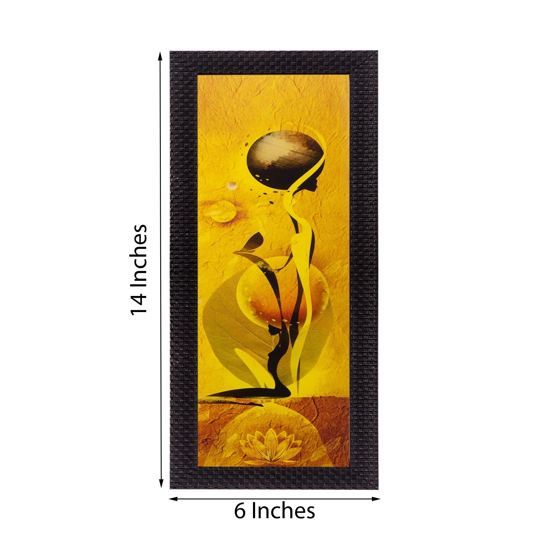 Abstract Lady Satin Matt Texture UV Art Painting Kafalo