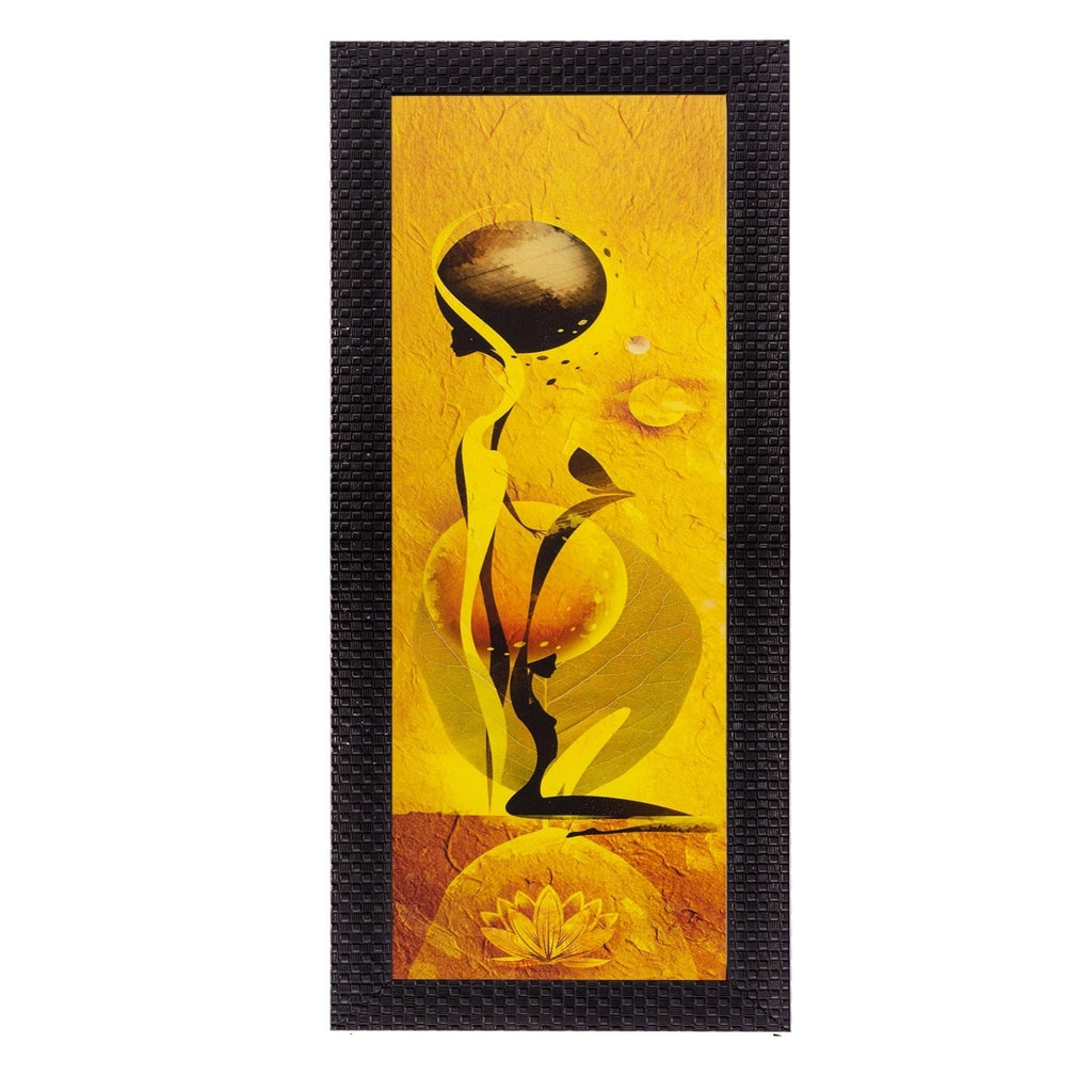 Abstract Lady Satin Matt Texture UV Art Painting Kafalo