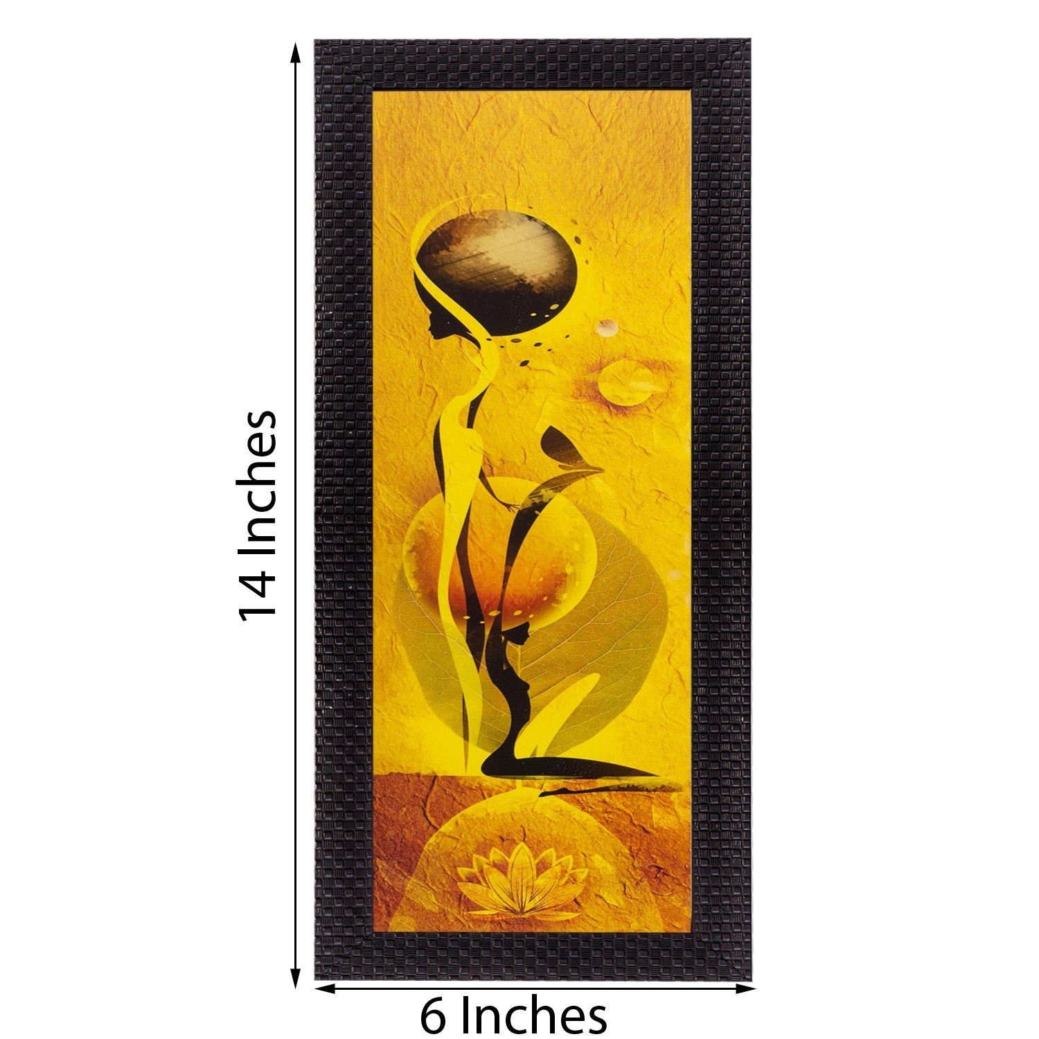 Abstract Lady Satin Matt Texture UV Art Painting Kafalo