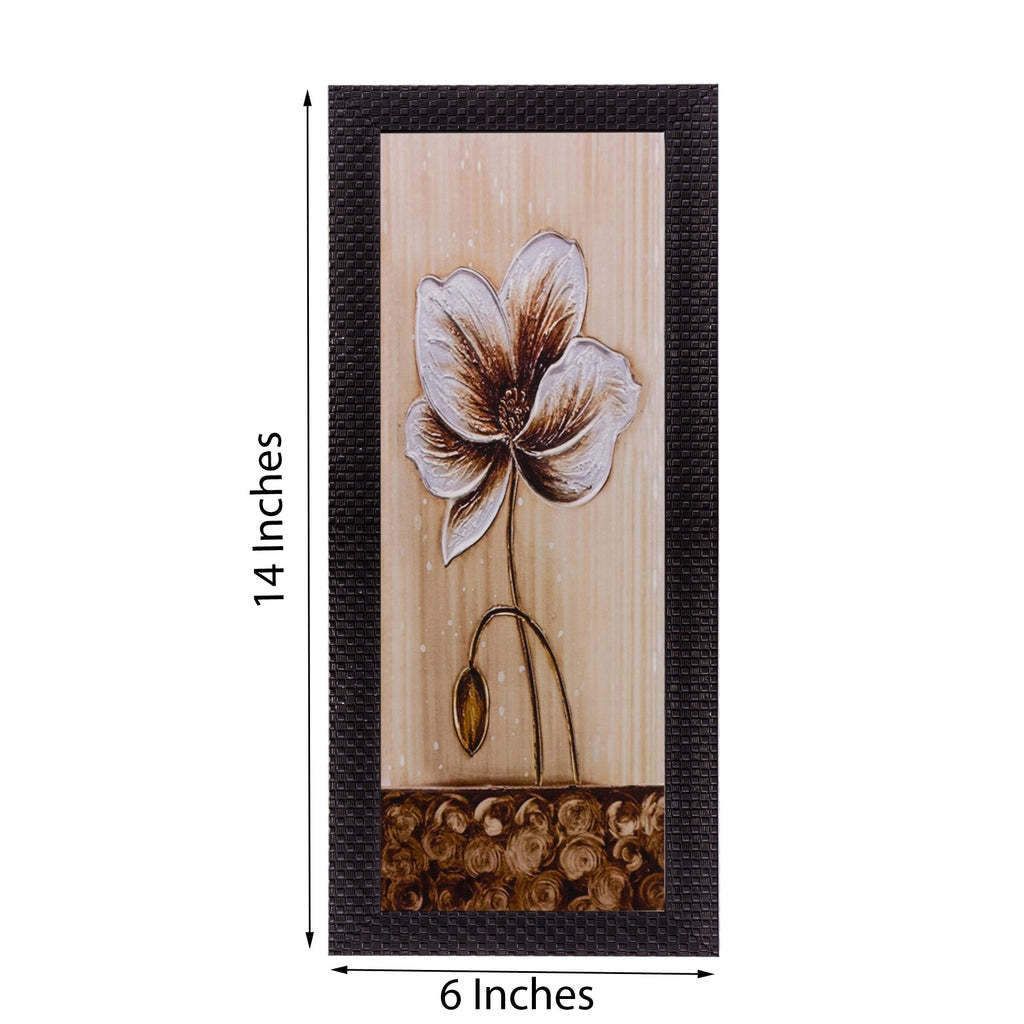 Floral Design Satin Matt Texture UV Art Painting Kafalo