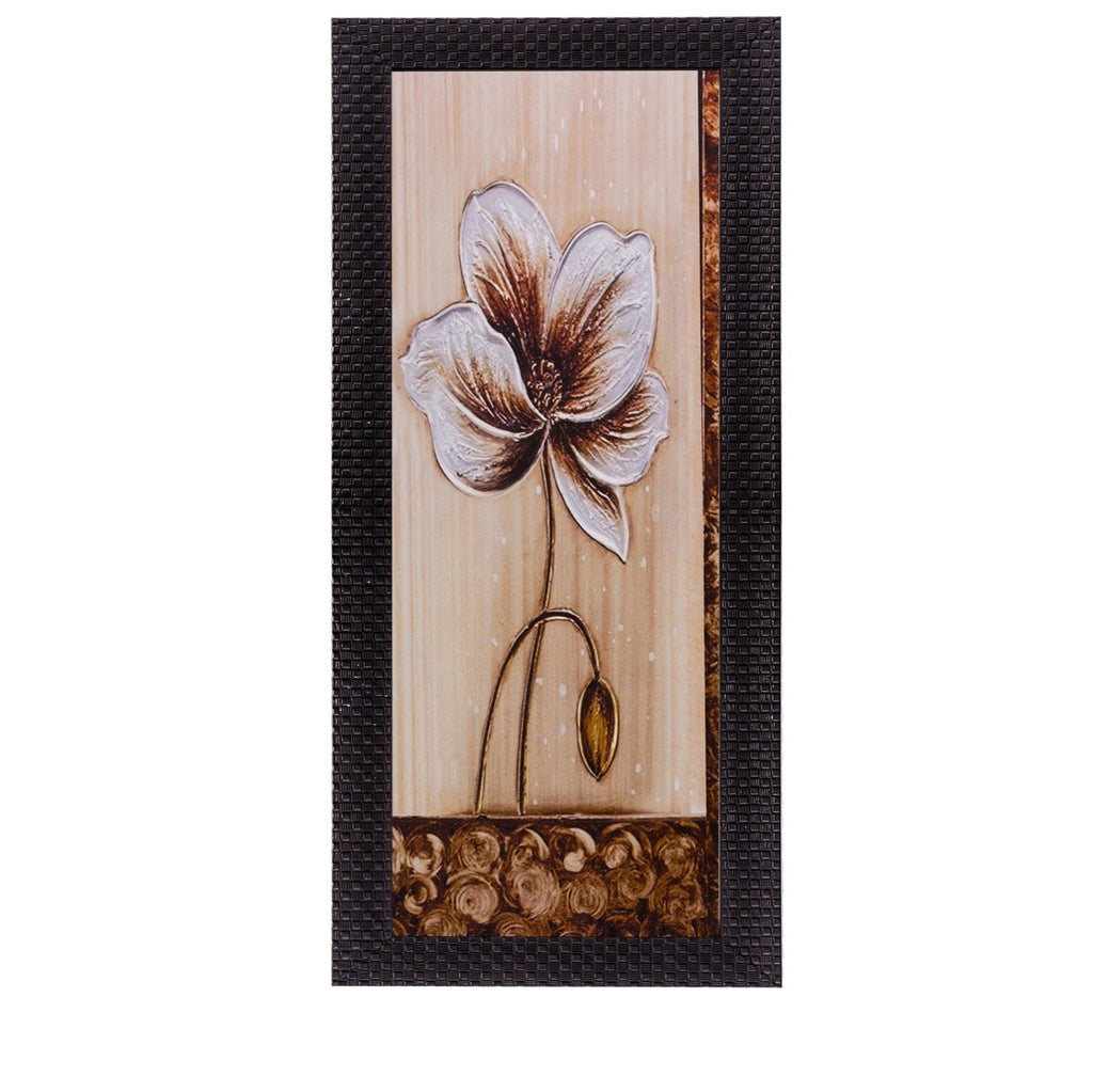 Floral Design Satin Matt Texture UV Art Painting Kafalo