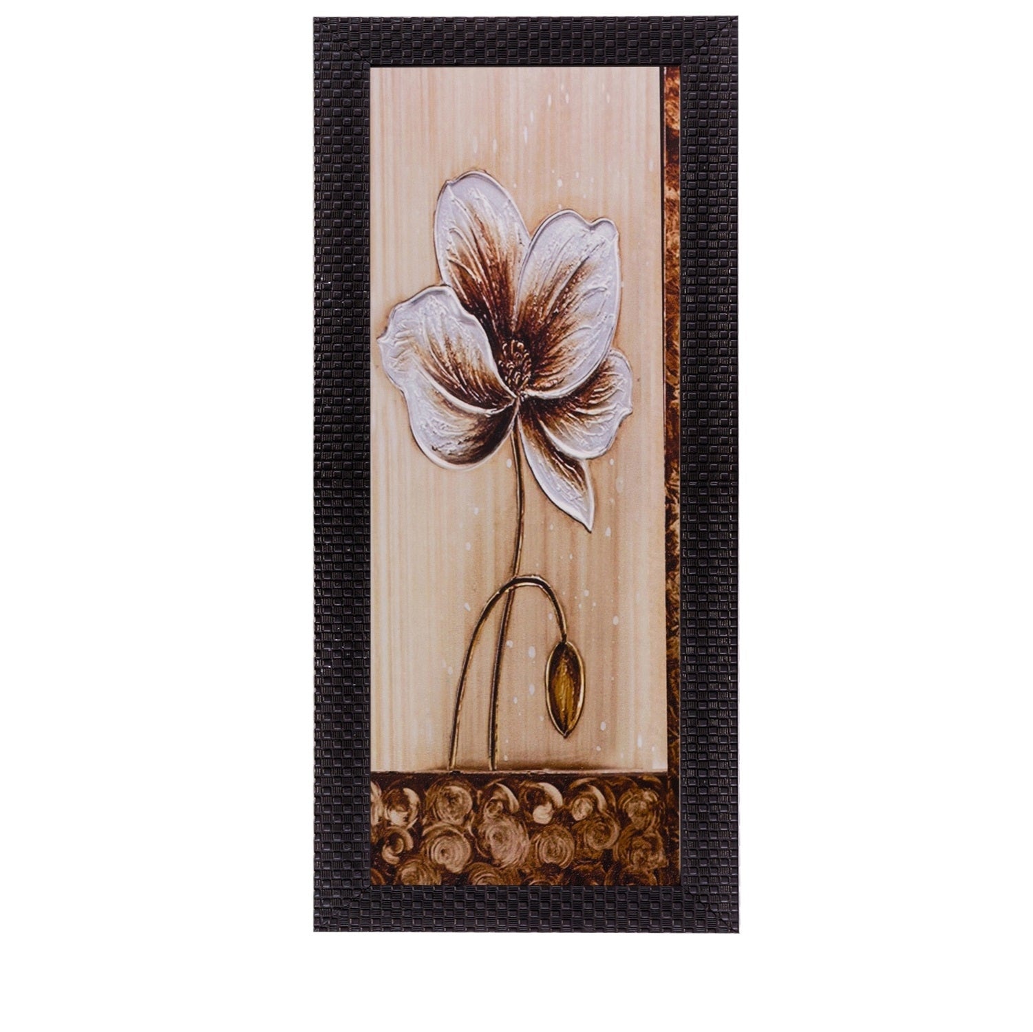 Floral Design Satin Matt Texture UV Art Painting Kafalo