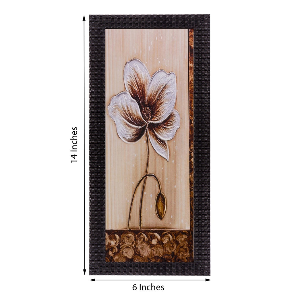 Floral Design Satin Matt Texture UV Art Painting Kafalo