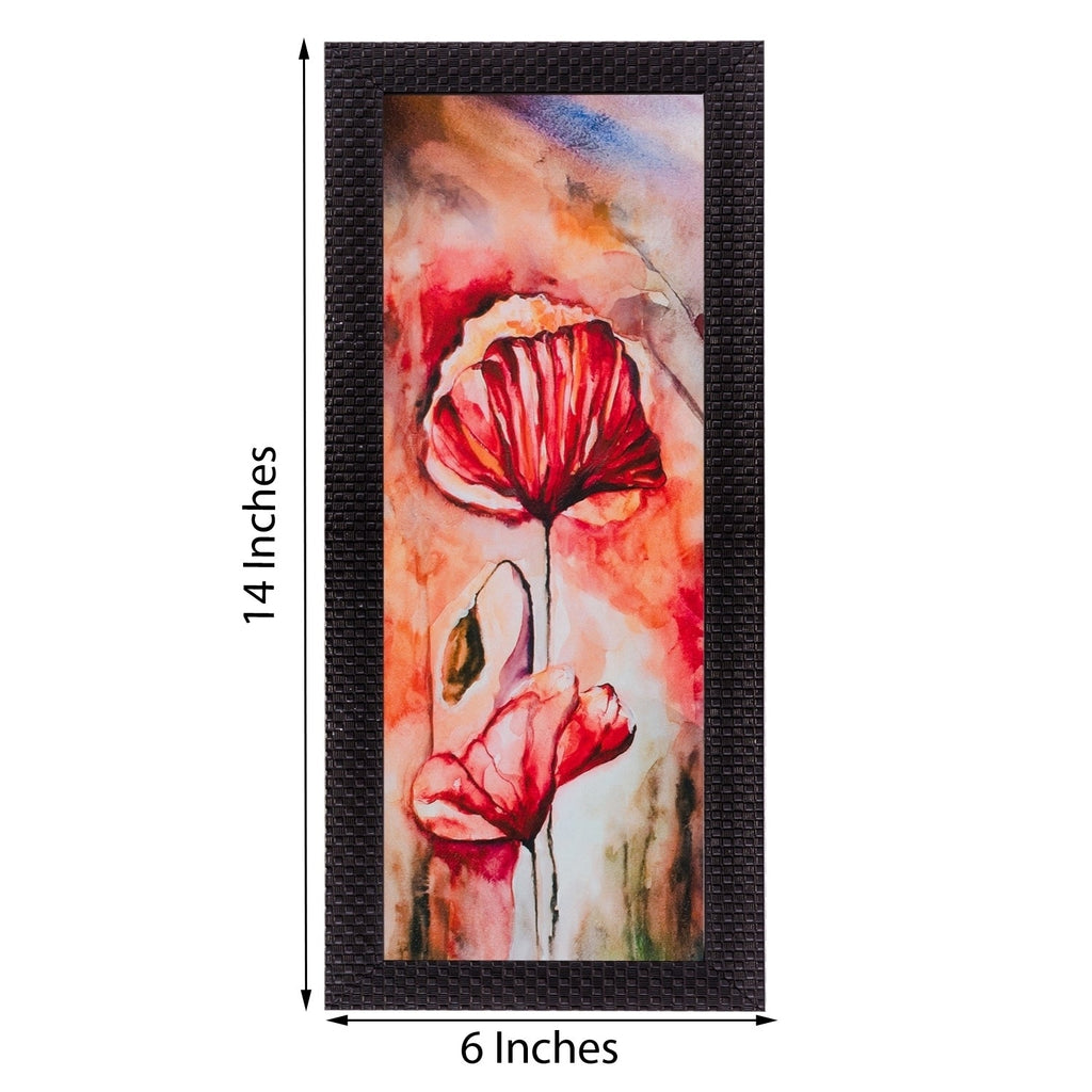 Botanical Floral Design Satin Matt Texture UV Art Painting Kafalo
