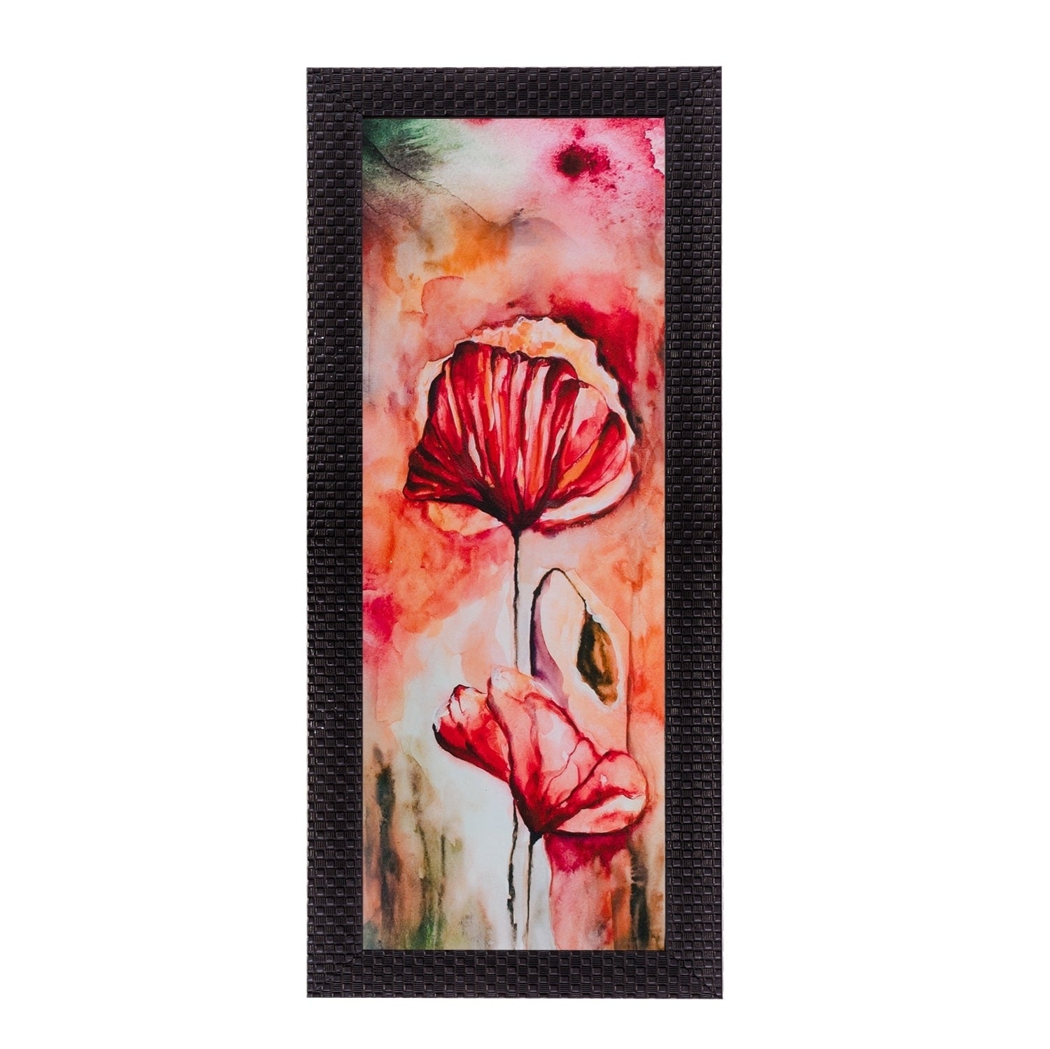 Botanical Floral Design Satin Matt Texture UV Art Painting Kafalo