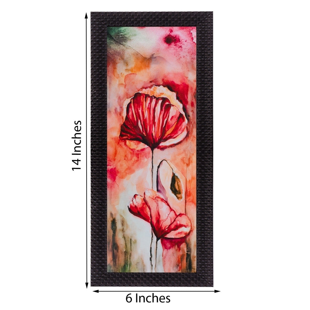 Botanical Floral Design Satin Matt Texture UV Art Painting Kafalo