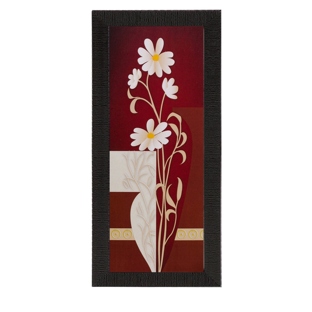 Botanical Floral Satin Matt Texture UV Art Painting Kafalo