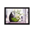 Green plant and vase Matt Textured UV Art Painting Kafalo