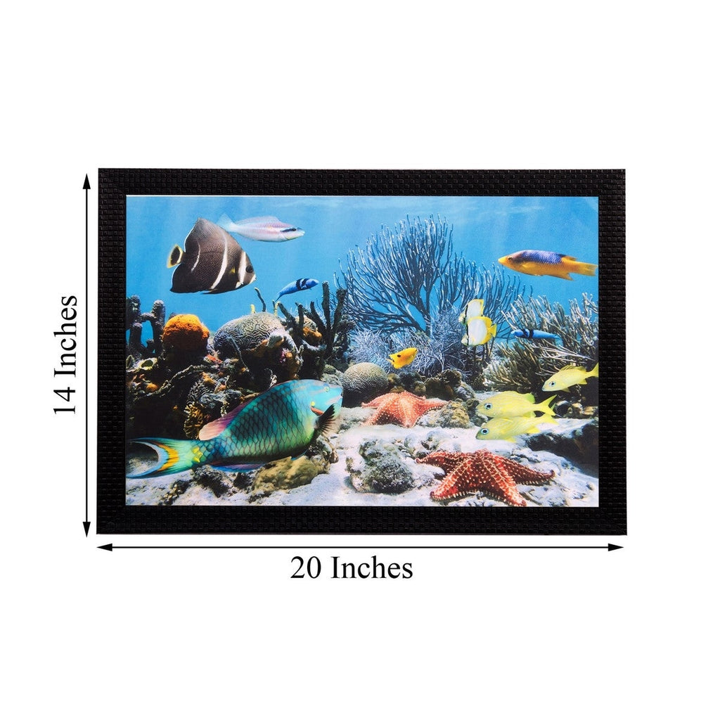 Beautiful Sea Water View Matt Textured UV Art Painting Kafalo