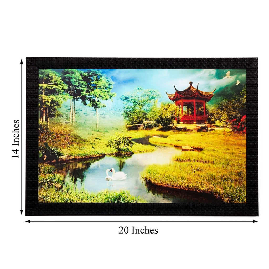 Soothing scenery Matt Textured UV Art Painting Kafalo
