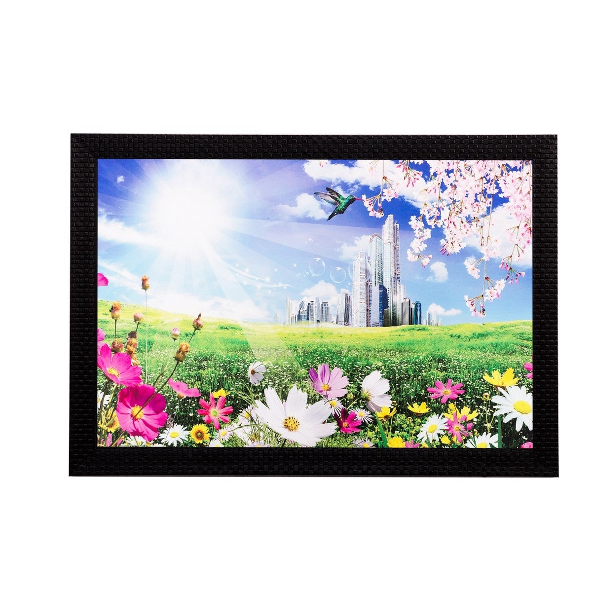 Colorful Flowers Matt Textured UV Art Painting Kafalo