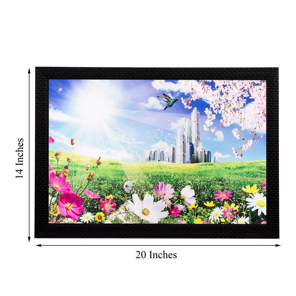 Colorful Flowers Matt Textured UV Art Painting Kafalo