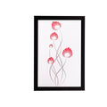 Abstract Flowers Matt Textured UV Art Painting Kafalo