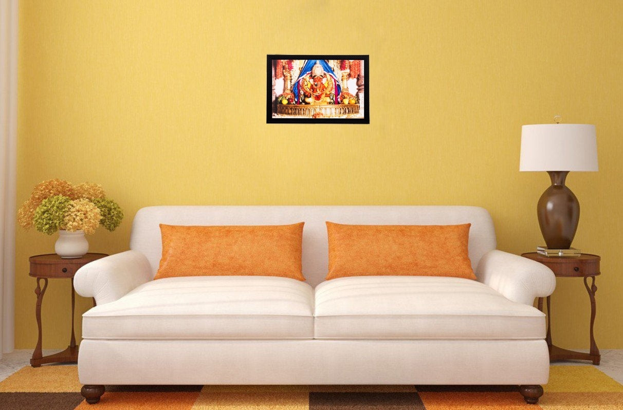 lord Ganesha Matt Textured UV Art Painting Kafalo
