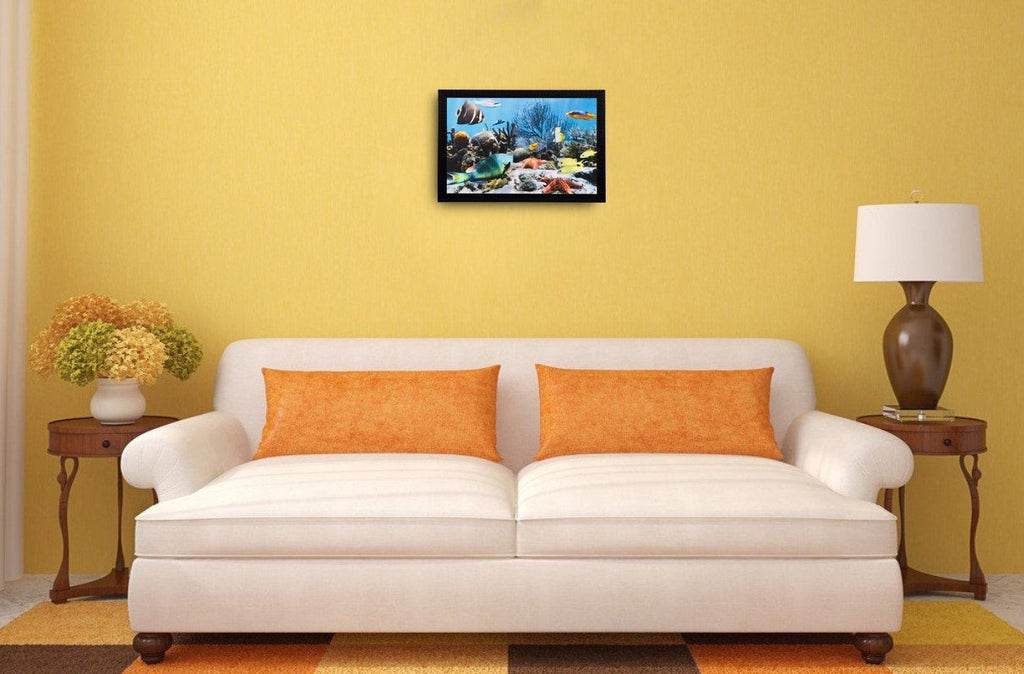 Underwater View Matt Textured UV Art Painting Kafalo