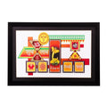 Shubh Laabh Matt Textured UV Art Painting Kafalo