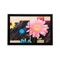 Beautiful flowers Matt Textured UV Art Painting Kafalo