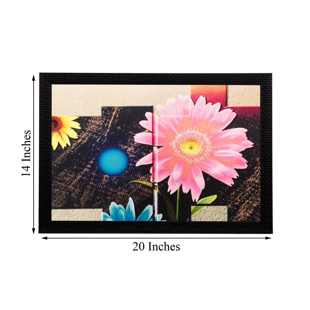 Beautiful flowers Matt Textured UV Art Painting Kafalo