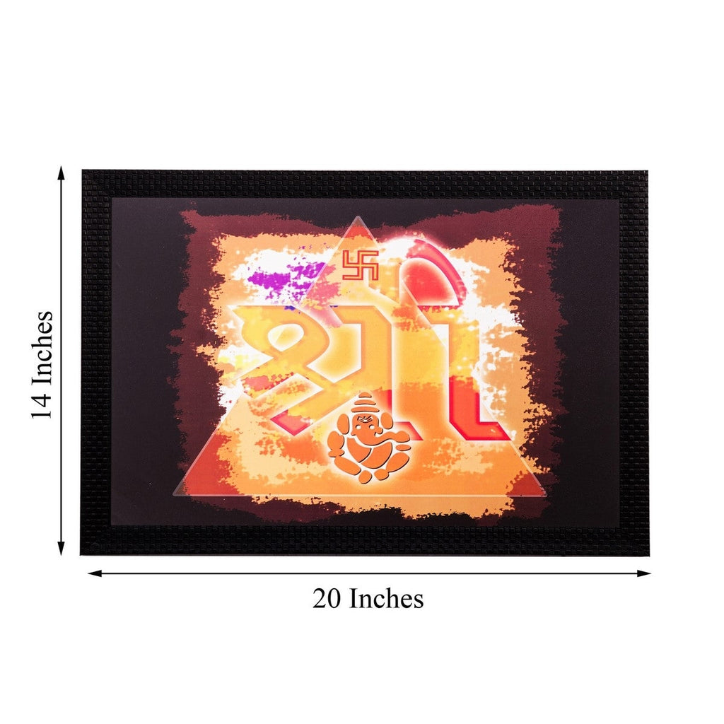 Religious Shree Matt Textured UV Art Painting Kafalo