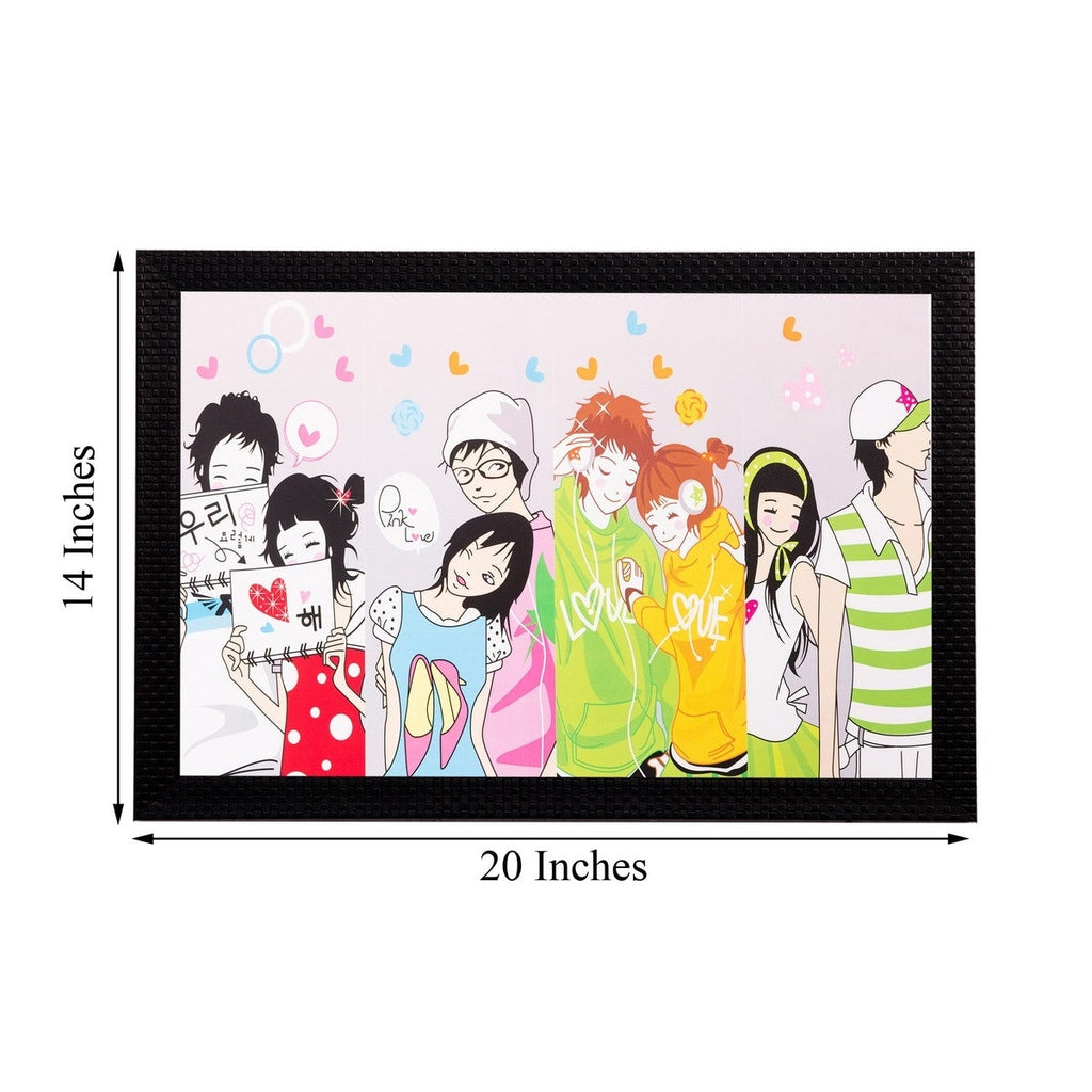 Public Cue Matt Textured UV Art Painting Kafalo