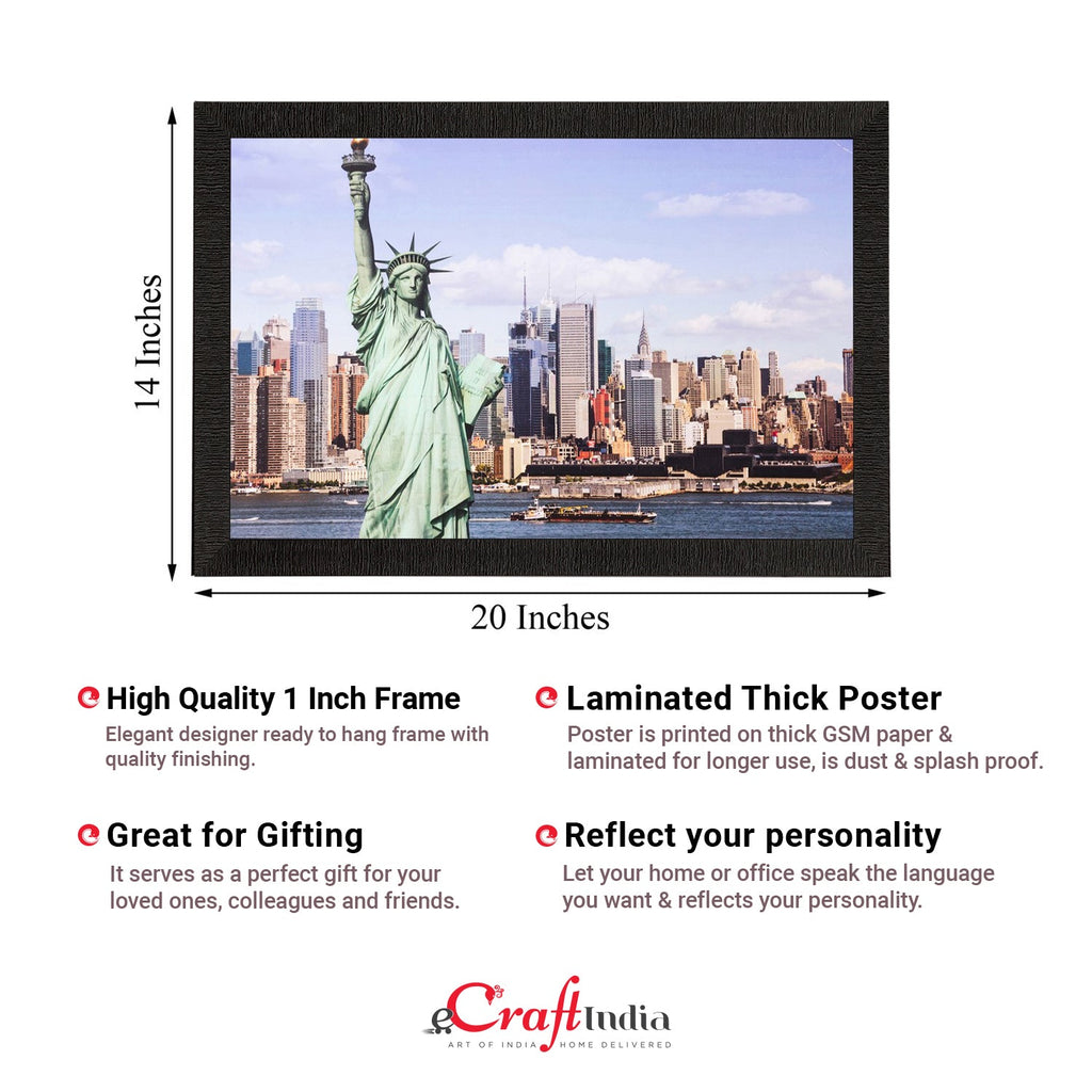 Statue of Liberty Matt Textured UV Art Painting Kafalo