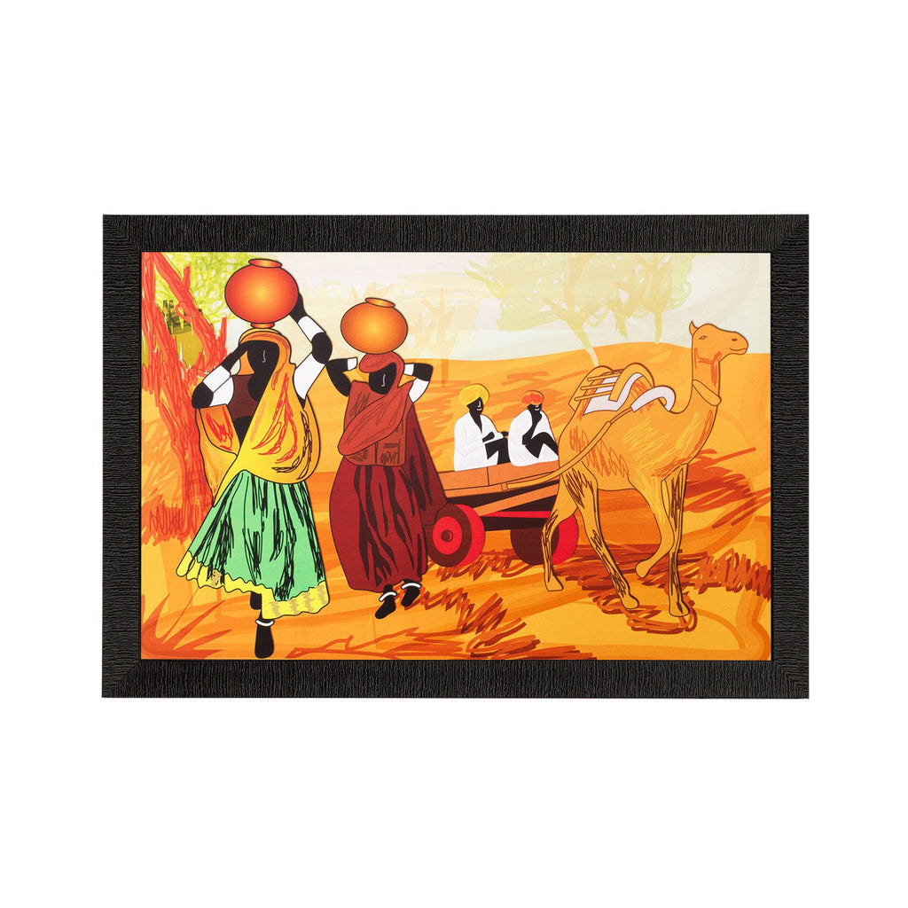Village View Matt Textured UV Art Painting Kafalo