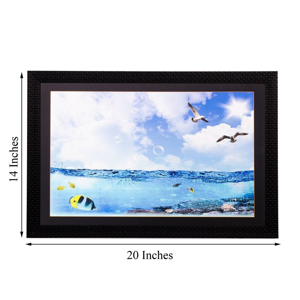 Refreshing Sky Matt Textured UV Art Painting Kafalo