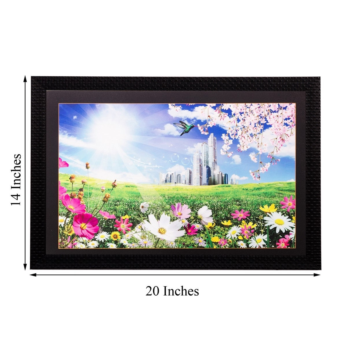 Colorful Flowers Matt Textured UV Art Painting Kafalo