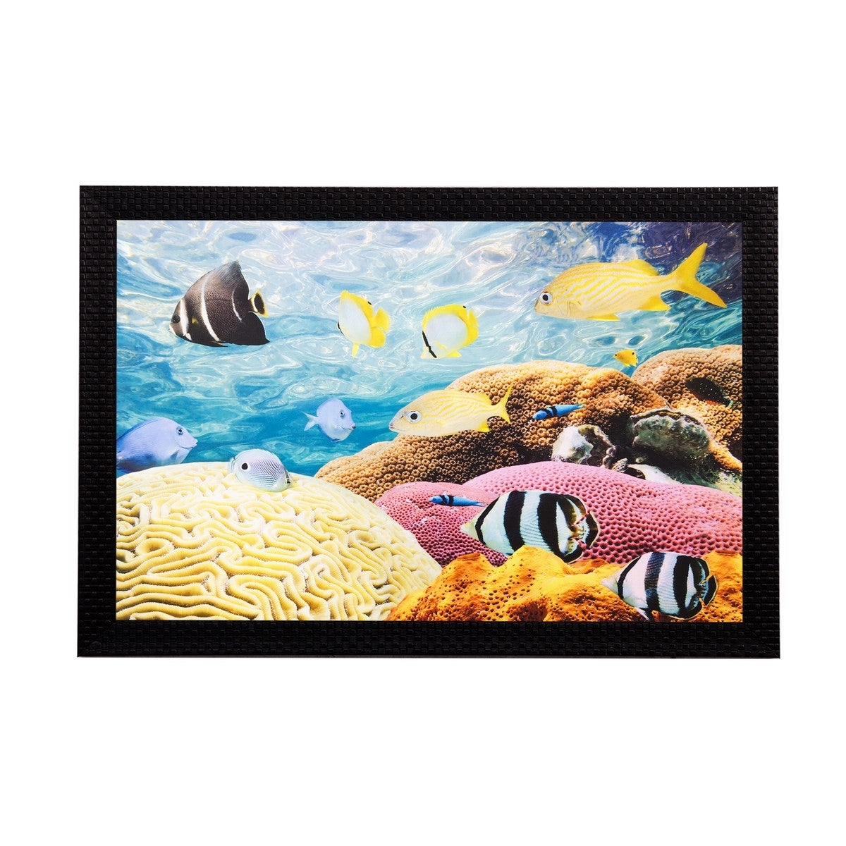 Underwater Sealife View Matt Textured UV Art Painting Kafalo